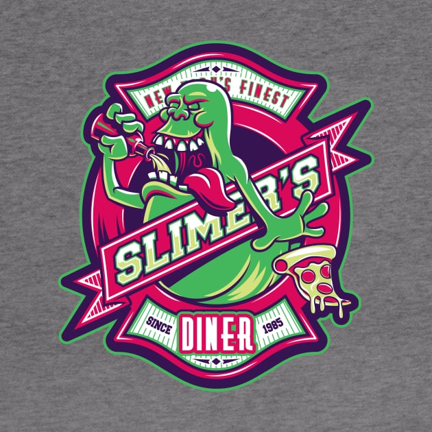 Slimer's Diner - Ghostbusters Pizza by Nemons